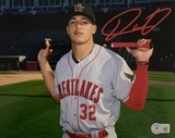 DIEGO CARTAYA DODGERS 2023 #1 PROSPECT SIGNED 8X10 GREAT LAKES LOONS PHOTO BAS