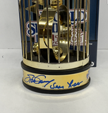 CEY GARVEY LOPES RUSSELL THE INFIELD SIGNED DODGERS 12" 1981 TROPHY PSA 9A25145