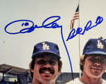 DODGERS 1981 GREATEST INFIELD SIGNED 11X14 PHOTO RUSSELL GARVEY CEY LOPES BAS