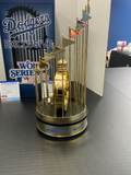 DODGERS 81 WORLD SERIES TROPHY SIGNED BY JERRY REUSS, CEY, GARVEY, LOPES RUSSELL