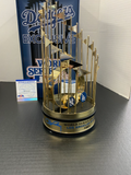 DODGERS 81 WORLD SERIES TROPHY SIGNED BY JERRY REUSS, CEY, GARVEY, LOPES RUSSELL