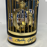 CEY, GUERRERO YEAGER SIGNED DODGERS 12" 1981 TROPHY " 81 WS TRI-MVP" PSA 9A55582