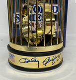 CEY, GUERRERO YEAGER SIGNED DODGERS 12" 1981 TROPHY " 81 WS TRI-MVP" PSA 9A55580