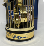 CEY, GUERRERO YEAGER SIGNED DODGERS 12" 1981 TROPHY " 81 WS TRI-MVP" PSA 9A55580