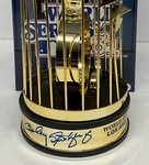 CEY, GUERRERO YEAGER SIGNED DODGERS 12" 1981 TROPHY " 81 WS TRI-MVP" PSA 9A55583