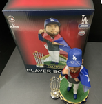 EDWIN RIOS DODGERS SIGNED CHAMPIONSHIP BOBBLEHEAD "2020 WS CHAMPS" BAS WS88865