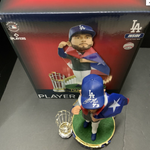 EDWIN RIOS DODGERS SIGNED CHAMPIONSHIP BOBBLEHEAD "2020 WS CHAMPS" BAS WS88866