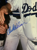 OREL HERSHISER DODGERS SIGNED 16X20 88 WS PHOTO WITH TOMMY LASORDA PSA 9A20918