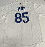 DUSTIN MAY DODGERS 2020 WORLD SERIES CHAMPION SIGNED NIKE JERSEY MLB VS646168