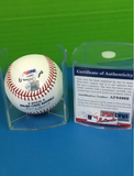 WALKER BUEHLER DODGERS SIGNED 2018 MEXICO SERIES BASEBALL "COMBINED NO-NO" PSA