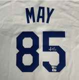 DUSTIN MAY DODGERS 2020 WORLD SERIES CHAMPION SIGNED NIKE JERSEY MLB VS646170