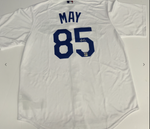 DUSTIN MAY DODGERS 2020 WORLD SERIES CHAMPION SIGNED NIKE JERSEY MLB VS646170