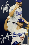 16/20 DODGERS 2020 WORLD SERIES 16X20 PHOTO WITH 10 AUTOGRAPHS MUNCY TAYLOR PSA